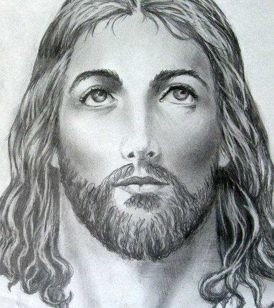 Иисус карандашом