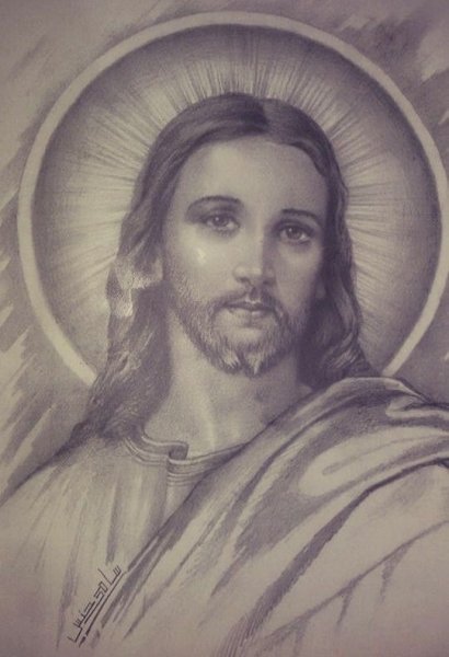 Иисус раскраска