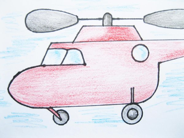 Нарисовать вертолет