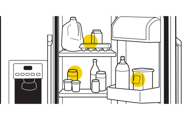 Холодильник раскраска