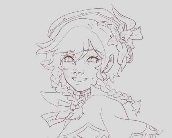 Персонажи Геншина для срисовки