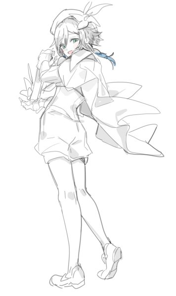 Венти Геншин скетч