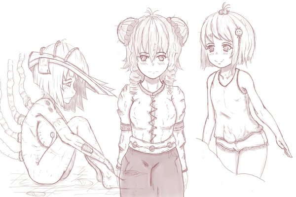 Персонажи Геншин нарисовать