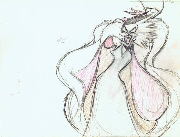 Круэлла раскраска