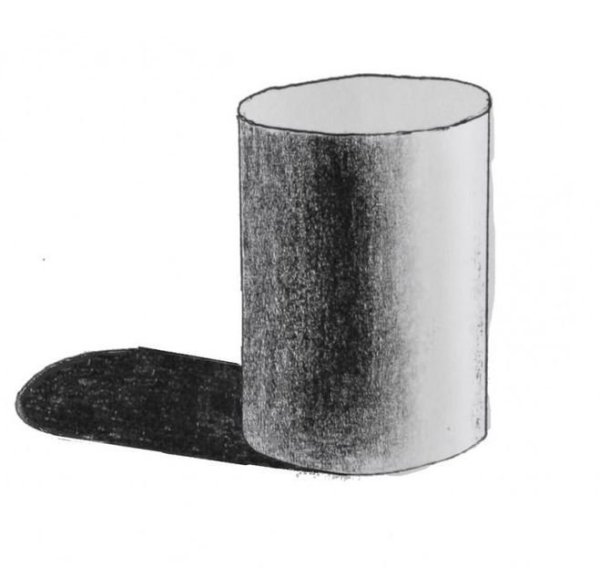 Цилиндр карандашом