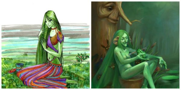 Кикимора карандашом