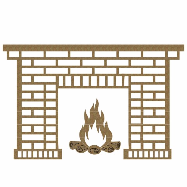 Распечатка камина