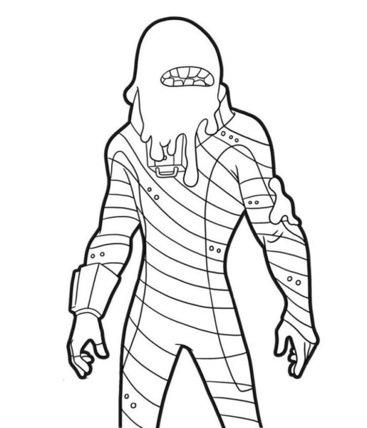 Раскраска ФОРТНАЙТ Ронен