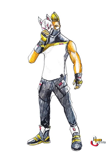 Раскраски ФОРТНАЙТ Омега