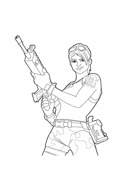 Раскраски ФОРТНАЙТ