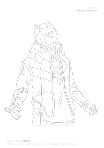 ФОРТНАЙТ карандашом