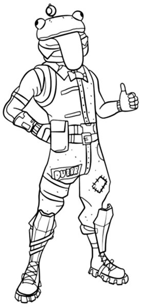 Раскраски ФОРТНАЙТ Ронин