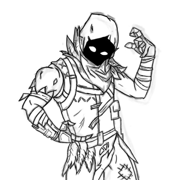 Карандашом ФОРТНАЙТ Роин