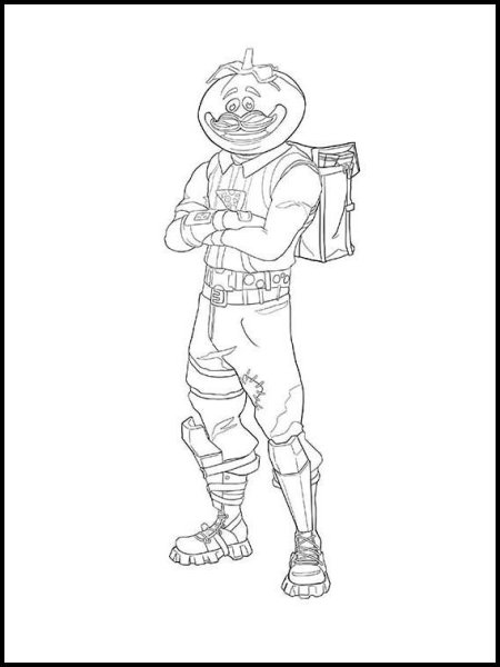 Раскраска ФОРТНАЙТ Раптор