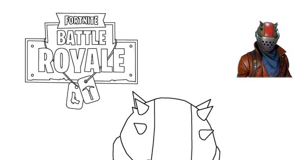 Раскраска ФОРТНАЙТ добытчица