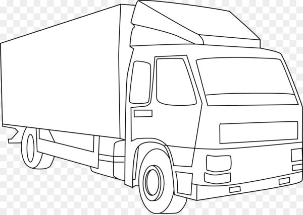 Эскиз грузового автомобиля