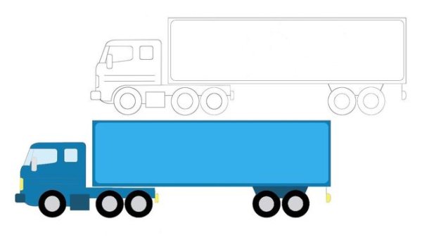 Рисование грузовик старшая группа