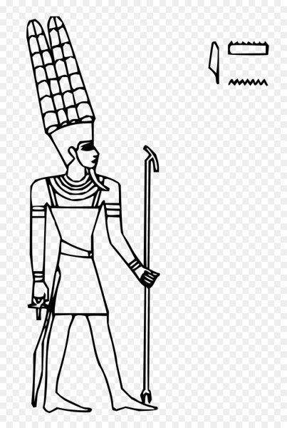 Бог Анубис в древнем Египте раскраска