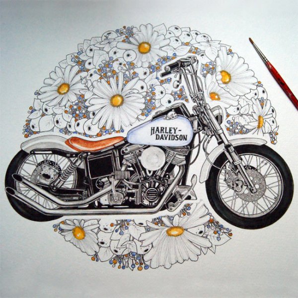 Маленькие рисунки на кастом