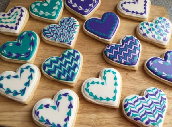 Украшение печенья глазурью