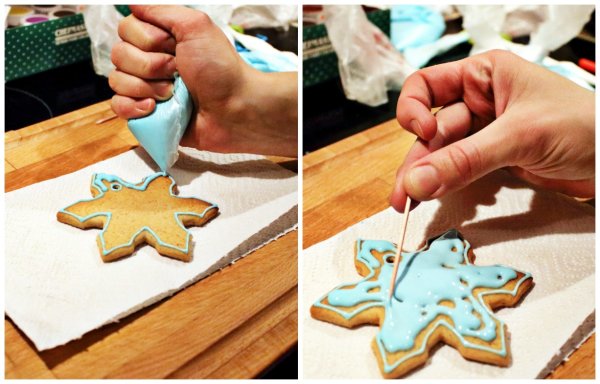 Имбирное печенье с глазурью