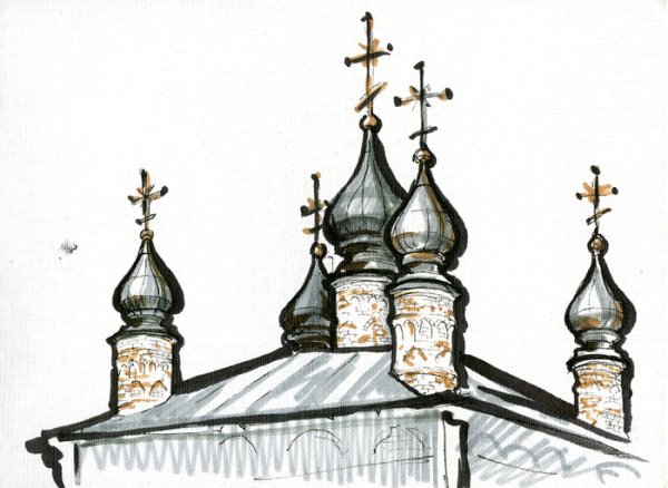 Купола Графика Русь