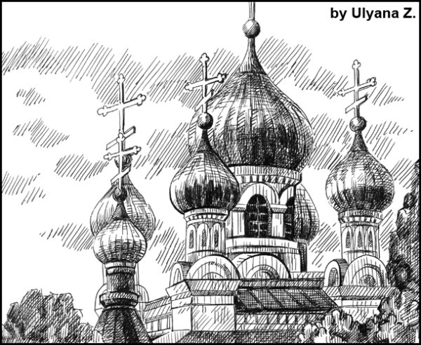 Эскиз купола церкви