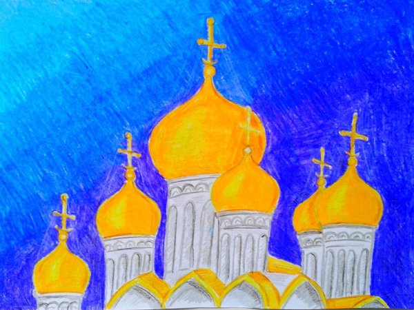 Рисование купола церкви