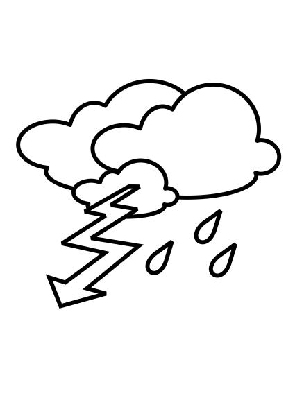 Облако с ветром для детей