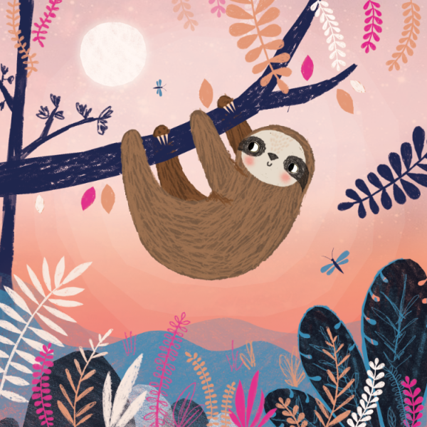 Ленивец стилизованный