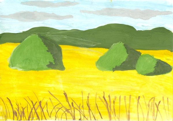 Степной пейзаж 4 класс