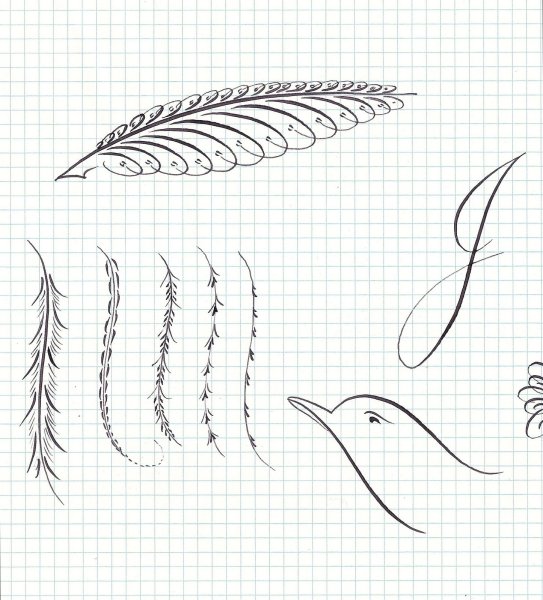 Флориши каллиграфия