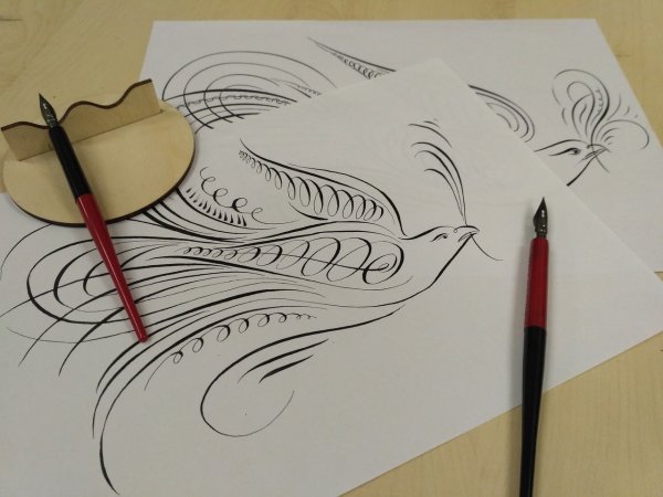 Каллиграфическое рисование