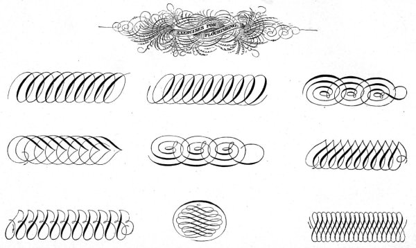 Каллиграфические узоры для начинающих