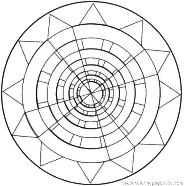 Простые мандалы для детей