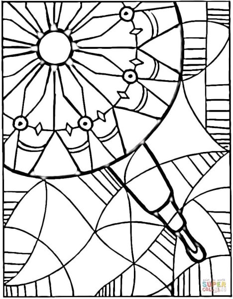 Калейдоскоп карандашом