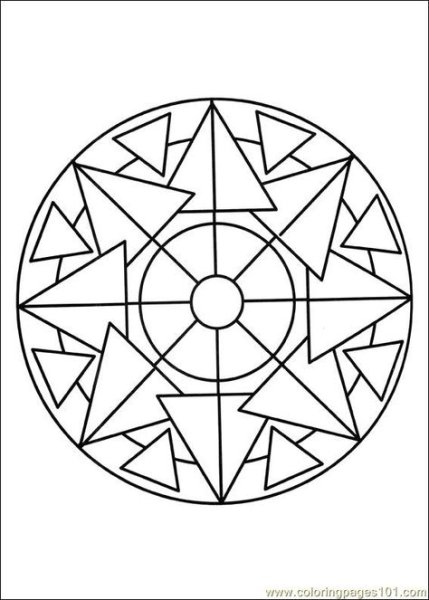 Мандала Геометрическая