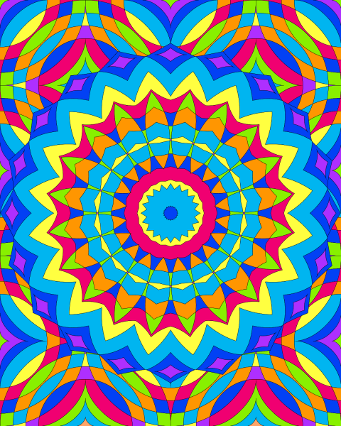 Калейдоскоп рисунок