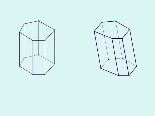 Наклонная пятиугольная Призма