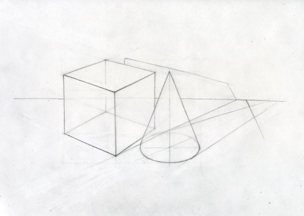 Геометрические фигуры в перспективе