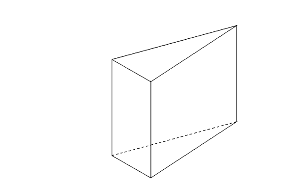 Прямоугольная треугольная Призма