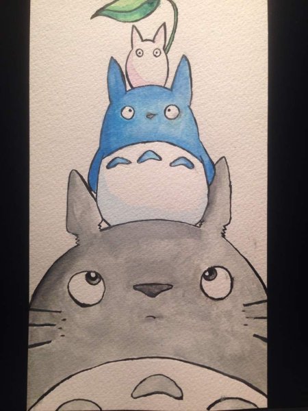 Тоторо срисовать