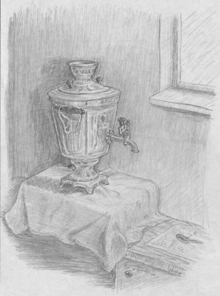 Тульский самовар разукрашка