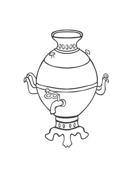 Рисование с натуры предметов комбинированной формы чайник самовар