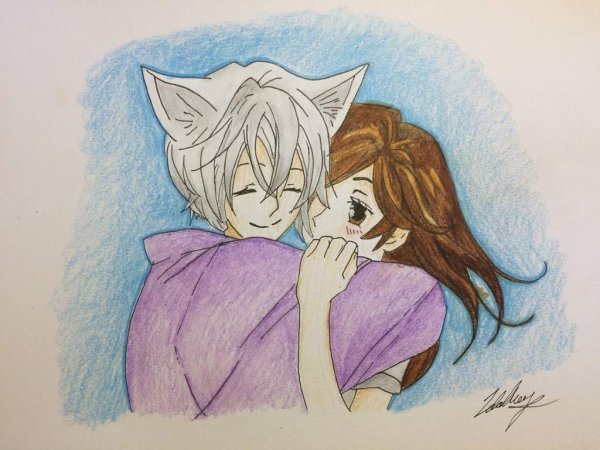 Очень приятно Бог рисунки Томоэ и Нанами