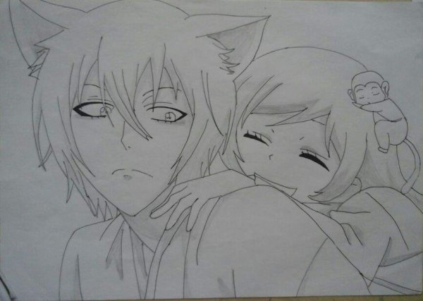 Нанами и Томоэ рисовать