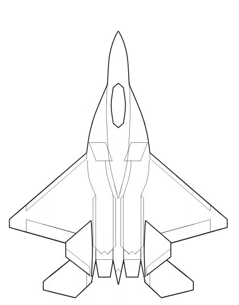 Рисование истребитель
