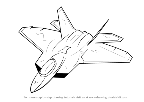 F-22 Raptor рисунок
