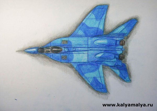Срисовать истребитель