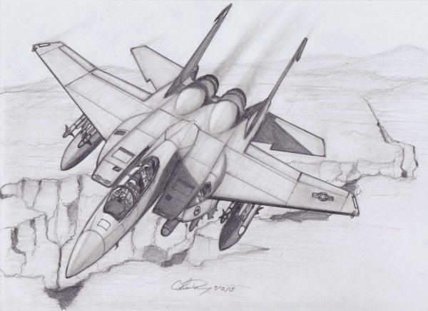 Истребитель эскиз